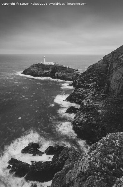 Majestic South Stack Lighthouse Picture Board by Steven Nokes