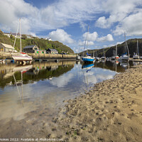 Buy canvas prints of Tranquil Harbour Beauty by Steven Nokes