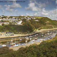 Buy canvas prints of Serenity of Solva Harbour by Steven Nokes