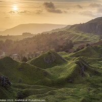 Buy canvas prints of Majestic Sunrise over the Llangattock Quarry by Steven Nokes