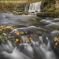 Buy canvas prints of Majestic Sgwd Yr Eira Waterfall by Steven Nokes