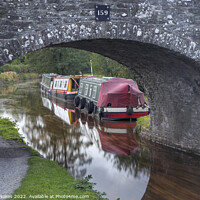 Buy canvas prints of Autumnal Beauty on Monmouthshire Brecon Canal by Steven Nokes