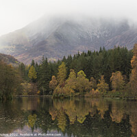 Buy canvas prints of Autumns Splendor at Glencoe Lochan by Steven Nokes