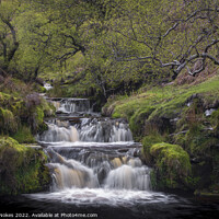 Buy canvas prints of Majestic Fairbrook Waterfall by Steven Nokes