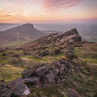 Buy canvas prints of Majestic Gritstone Sunrise by Steven Nokes