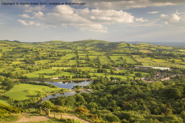 Majestic Views of Teggs Nose Country Park Picture Board by Steven Nokes