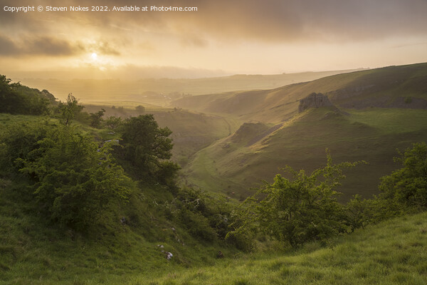 The Haunting Beauty of Cressbrook Dale Picture Board by Steven Nokes