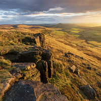 Buy canvas prints of Majestic Sunset Over Shining Tor by Steven Nokes