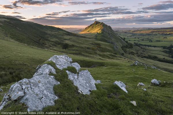 Tranquil Sunrise at Chrome Hill, Peak District, De Picture Board by Steven Nokes