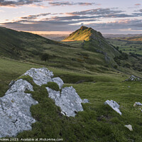 Buy canvas prints of Tranquil Sunrise at Chrome Hill, Peak District, De by Steven Nokes