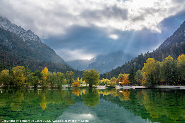 Lake Jasna (Jezero Jasna), Slovenia Picture Board by Tamara Al Bahri
