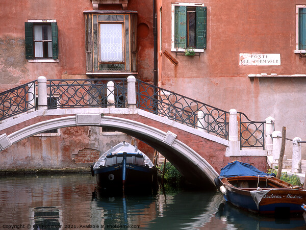Ponte del Formager, Venice Picture Board by Phil Robinson