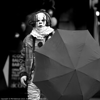 Buy canvas prints of Leicester Square Clown by Phil Robinson