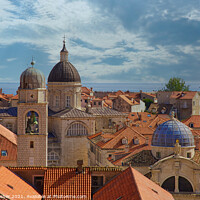 Buy canvas prints of Dubrovnik Roofscape by Mark Rosher