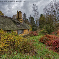 Buy canvas prints of Cotswold Cottage Colours by Mark Rosher