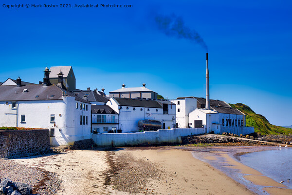 Bowmore Distillery on Islay Picture Board by Mark Rosher
