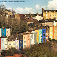 Buy canvas prints of Colourful Cliftonwood by Mark Rosher