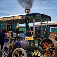 Buy canvas prints of Steam Traction Engine by Mark Rosher