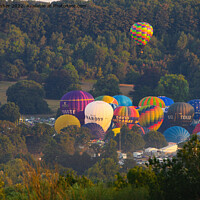 Buy canvas prints of First Balloon Up by Mark Rosher