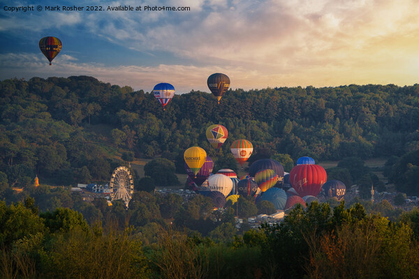 Bristol Balloon Fiesta 2022 Picture Board by Mark Rosher