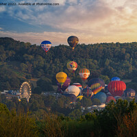 Buy canvas prints of Bristol Balloon Fiesta 2022 by Mark Rosher