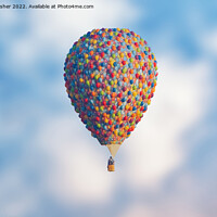 Buy canvas prints of Balloon on the Up by Mark Rosher