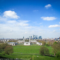 Buy canvas prints of View from Greenwich Park by Stephen Coughlan