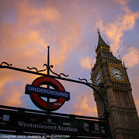Buy canvas prints of Big Ben Sunset by Stephen Coughlan