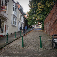 Buy canvas prints of Steep Hill, Lincoln by Stephen Coughlan