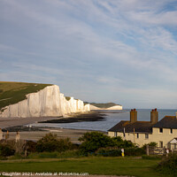 Buy canvas prints of Seven Sisters from Cuckmere Haven by Stephen Coughlan