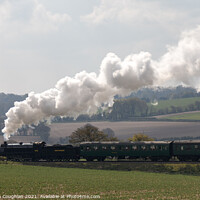 Buy canvas prints of Urie S15 puffs into Ropley by Stephen Coughlan