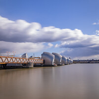 Buy canvas prints of The Thames Barrier, London by Stephen Coughlan