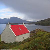 Buy canvas prints of Red Roof & Sheep. by Jon Pear