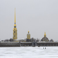 Buy canvas prints of Peter and Paul Fortress by Jon Pear