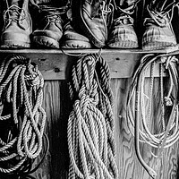 Buy canvas prints of Wylie Brewsters Boots by Gerry Walden LRPS