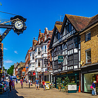 Buy canvas prints of The High Street by Gerry Walden LRPS