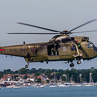 Buy canvas prints of Sea King in Flight by Gerry Walden LRPS