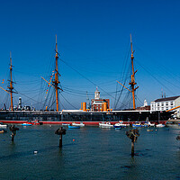 Buy canvas prints of HMS Warrior by Gerry Walden LRPS