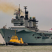 Buy canvas prints of HMS Illustrious by Gerry Walden LRPS