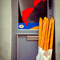 Buy canvas prints of Breakfast Baguettes by Gerry Walden LRPS