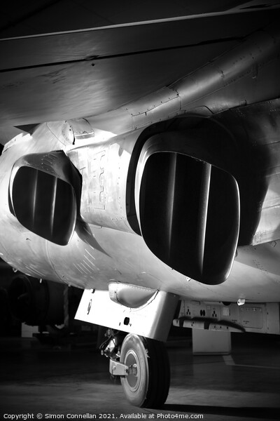 Nozzles of a Sea Harrier  Picture Board by Simon Connellan