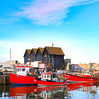 Buy canvas prints of Whitstable Boats by Simon Connellan