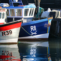 Buy canvas prints of Fishing Boats Whitstable by Simon Connellan