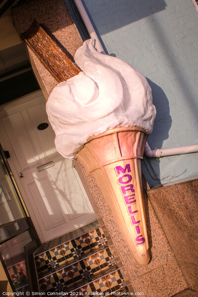 Morrelli's Ice Cream, Broadstairs Picture Board by Simon Connellan