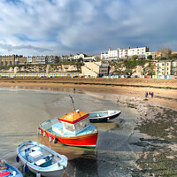 Buy canvas prints of Viking Bay Broadstairs by Simon Connellan