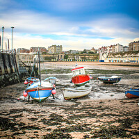 Buy canvas prints of Boats in Broadstairs by Simon Connellan