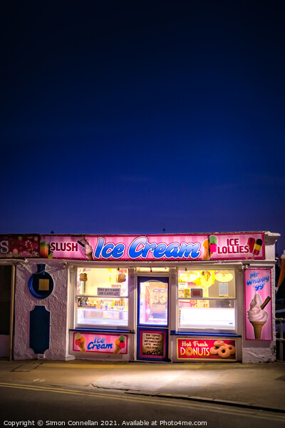 Ice Cream, Broadstairs Picture Board by Simon Connellan