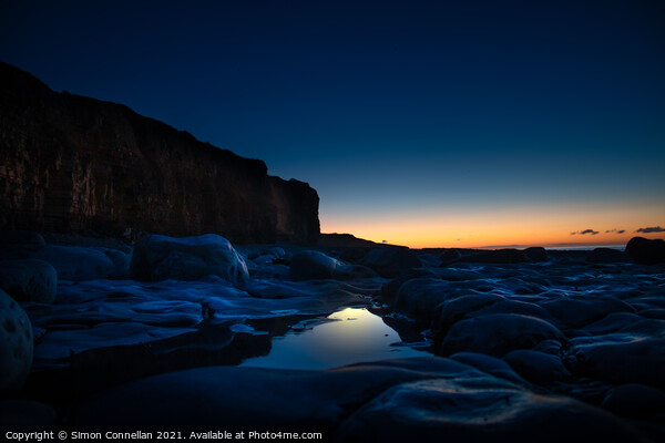Early light, Vale of Glamorgan Coast Picture Board by Simon Connellan