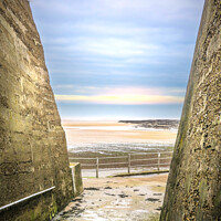 Buy canvas prints of Beach path, Westgate by Simon Connellan