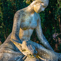 Buy canvas prints of Diana Statue, Wimbledon Common by Simon Connellan